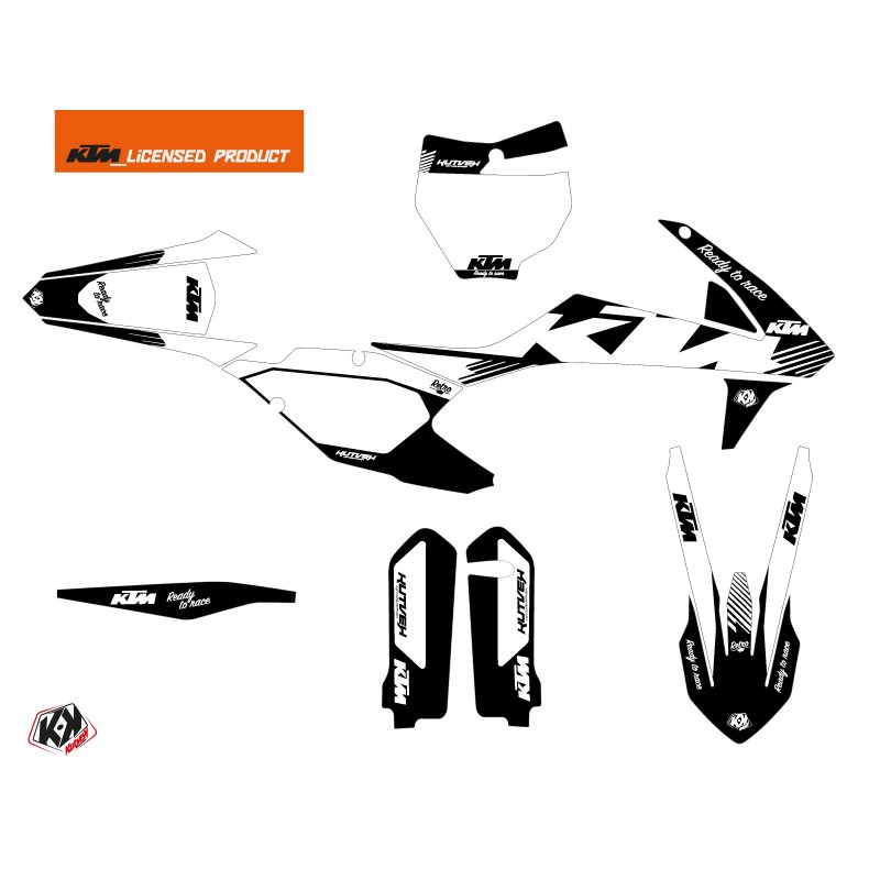 Kit Déco Moto Cross Retro KTM 450 SXF Noir