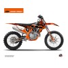 Kit Déco Moto Cross Retro KTM 450 SXF Orange
