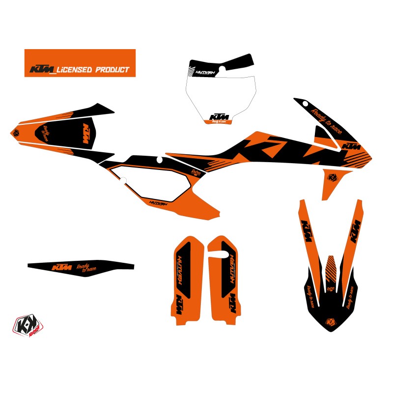 Kit Déco Moto Cross Retro KTM 450 SXF Orange