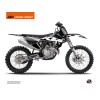 Kit Déco Moto Cross Retro KTM 250 SXF Noir