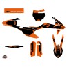 Kit Déco Moto Cross Retro KTM 125 SX Orange