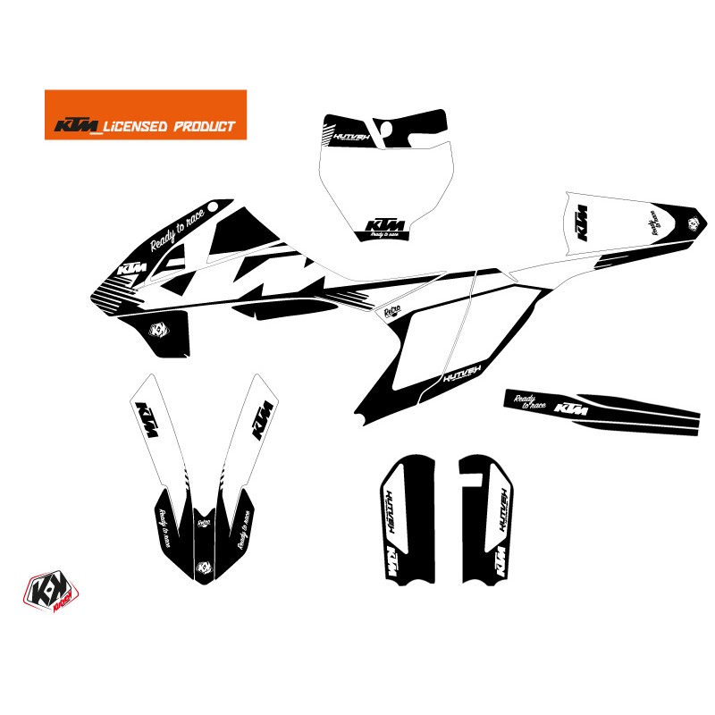 Kit Déco Moto Cross Retro KTM 65 SX Noir
