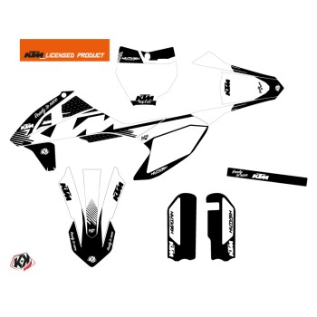 Kit Déco Moto Cross Retro KTM 50 SX Noir