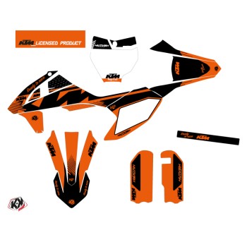 Kit Déco Moto Cross Retro KTM 50 SX Orange
