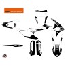 Kit Déco Moto Cross Retro KTM EXC-EXCF Noir
