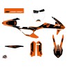 Kit Déco Moto Cross Retro KTM 250 SX Orange