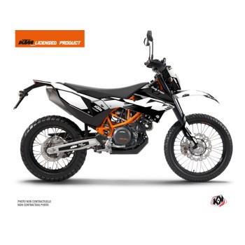 Kit Déco Moto Cross Retro KTM 690 ENDURO R Noir