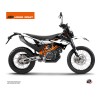Kit Déco Moto Cross Retro KTM 690 ENDURO R Noir