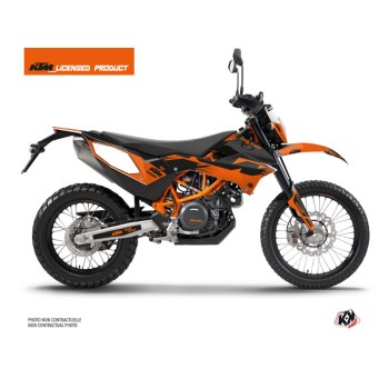 Kit Déco Moto Cross Retro KTM 690 ENDURO R Orange