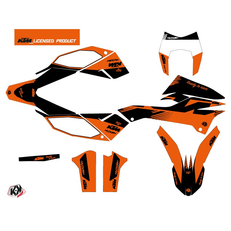 Kit Déco Moto Cross Retro KTM 690 ENDURO R Orange