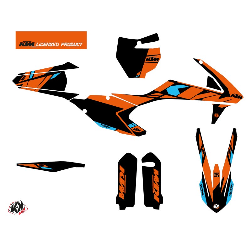 Kit Déco Moto Cross Reflex KTM 250 SXF Orange