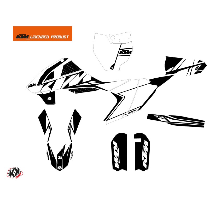 Kit Déco Moto Cross Reflex KTM 65 SX Blanc