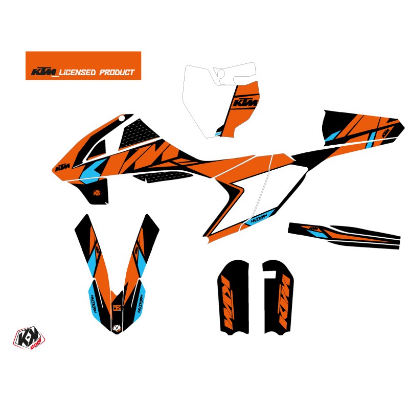 Kit Déco Moto Cross Reflex KTM 65 SX Orange