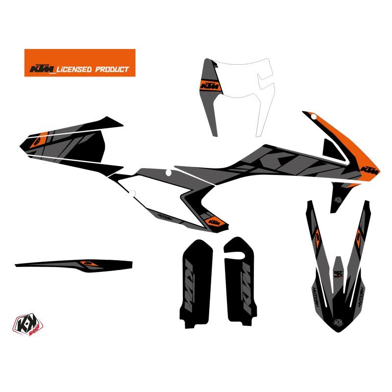 Kit Déco Moto Cross Reflex KTM EXC-EXCF Noir