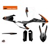 Kit Déco Moto Cross Reflex KTM EXC-EXCF Noir