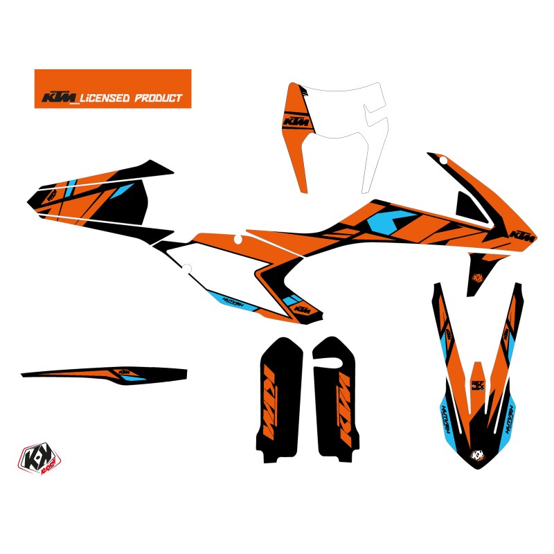 Kit Déco Moto Cross Reflex KTM EXC-EXCF Orange