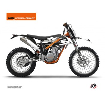 Kit Déco Moto Cross Reflex KTM 350 FREERIDE Blanc