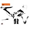 Kit Déco Moto Cross Reflex KTM 350 FREERIDE Blanc
