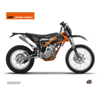 Kit Déco Moto Cross Reflex KTM 350 FREERIDE Noir