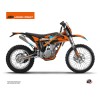Kit Déco Moto Cross Reflex KTM 350 FREERIDE Orange