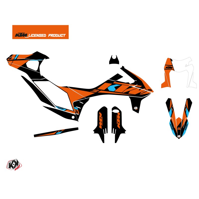 Kit Déco Moto Cross Reflex KTM 690 SMC R Orange