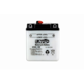 Batterie 6N6-3B Conventionnelle Avec Entretien - Livrée Avec Pack Aci