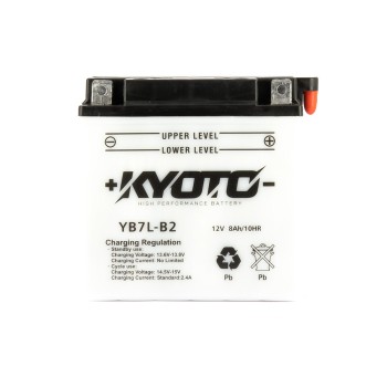 Batterie YB7L-B2 Conventionnelle Avec Entretien - Livrée Avec Pack Ac