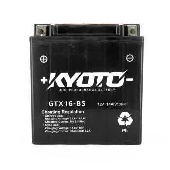 Batterie GTX16-BS AGM - Sans Entretien - Livrée Avec Pack Acide