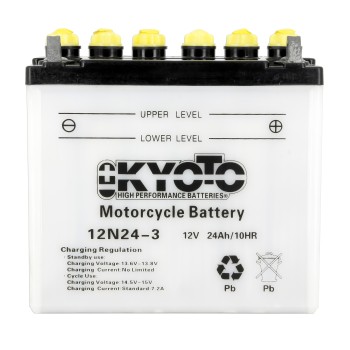 Batterie 12N24-3 Conventionnelle Avec Entretien - Livrée Avec Pack Ac