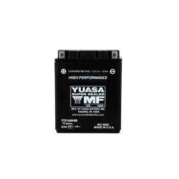 Batterie YTX14AH-BS AGM - Sans Entretien - Livrée Avec Pack Acide
