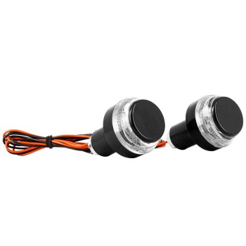 Embouts de guidon Clignotants LED - en Plastique Noir - CE