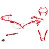Kit Deco 50cc Predator Beta RR 50 Motard Blanc Rouge
