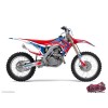 Kit Deco Moto Cross Pulsar Honda 250 CR Bleu
