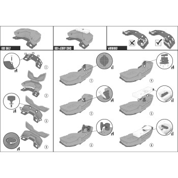 Nouveau Design Coffre Quad GKA TGB 1000 BLADE 120 Litres