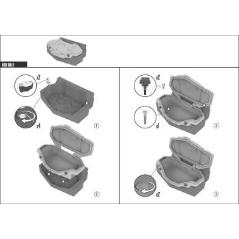 Coffre SSV GKA BRP Can Am Maverick Trail 155 Litres