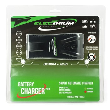 Chargeur Batterie Moto et Scooter - Pour batterie Lithium & Acide