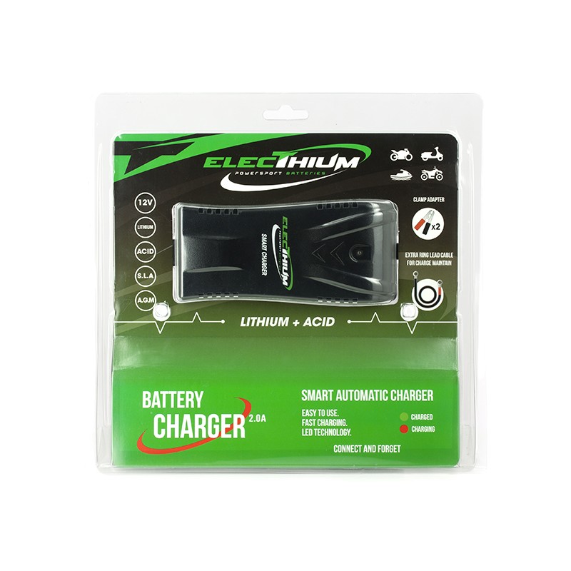 Chargeur Batterie Moto et Scooter - Pour batterie Lithium & Acide