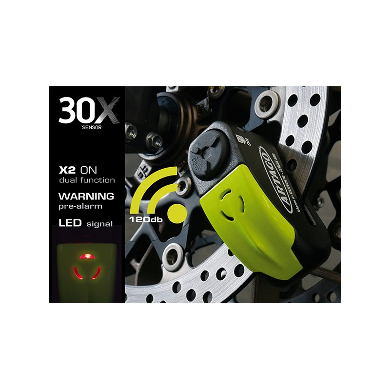 Antivol SRA - Bloque Disque Ø14mm - Homologués