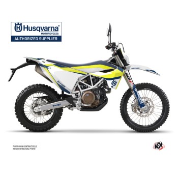 Kit Deco Moto Cross Legend Husqvarna 701 Enduro Bleu
