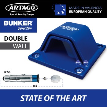 Fixation parking + 4 vis haute sécurité