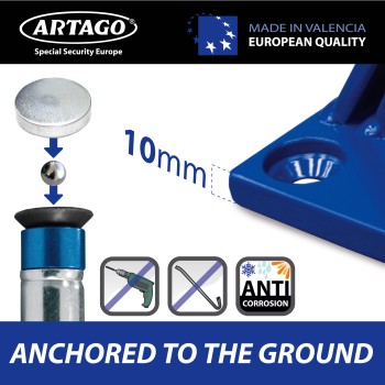 Fixation parking + 4 vis haute sécurité