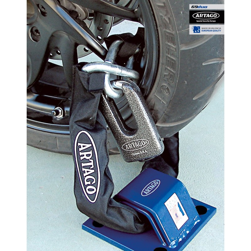 Cadena SRA - ø15mm + Chaîne 1200mm - gris martelé - Homologués