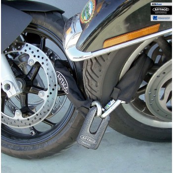 Cadena SRA - ø15mm + Chaîne 1200mm - gris martelé - Homologués