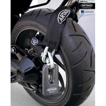 Cadena SRA - ø15mm + Chaîne 1200mm - gris martelé - Homologués