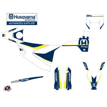 Kit Deco Moto Cross Heritage Husqvarna 701 Enduro Jaune