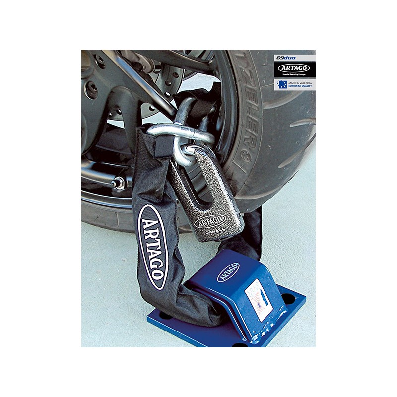 Cadena SRA - ø15mm + Chaîne 1500mm - gris martelé - Homologués