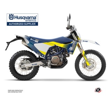 Kit Deco Moto Cross Hero Husqvarna 701 Enduro Bleu