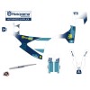 Kit Deco Moto Cross Hero Husqvarna 701 Enduro Bleu Jaune