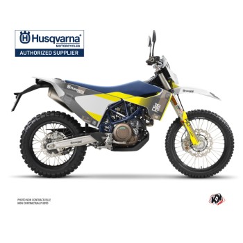 Kit Deco Moto Cross Hero Husqvarna 701 Enduro Gris Jaune