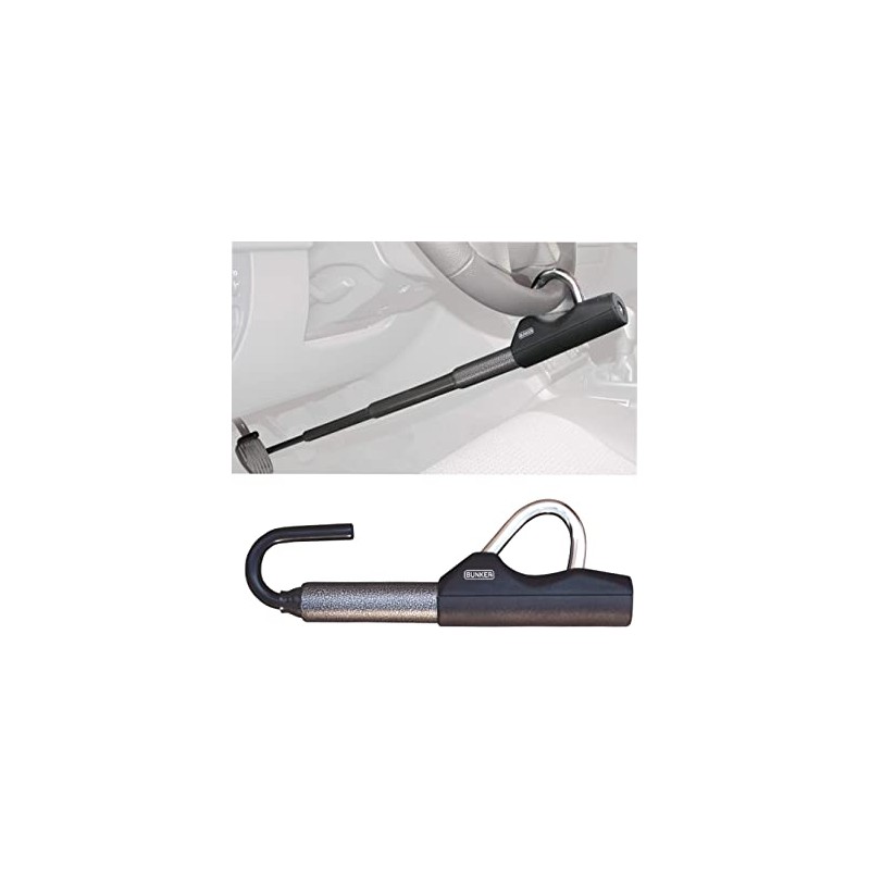 Antivol Voiture - Canne pour Volant Télescopique